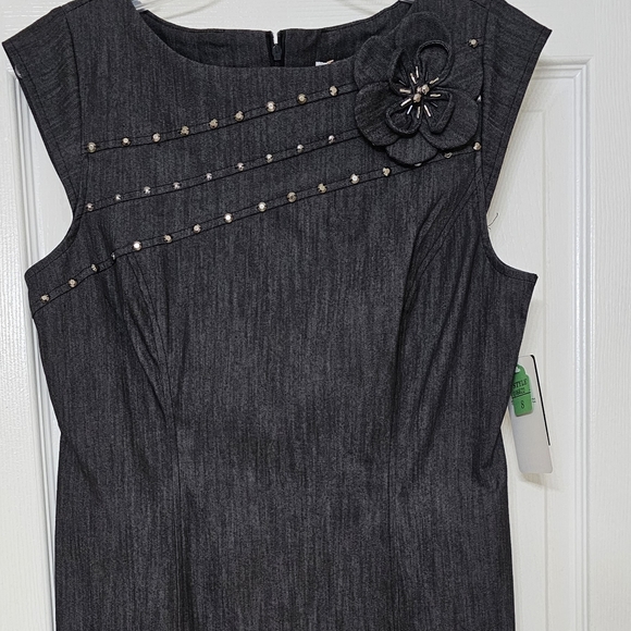 New! Black Denim Dress - Picture 4 of 4